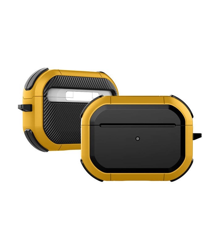 کیس محافظ ایرپادز ۳ مدل Eggshell Defender رنگ زرد