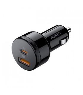 شارژر فندکی ۳۶ وات آکی مدل Aukey CC-Y18