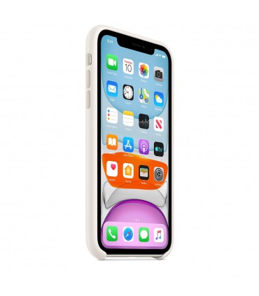 قاب سیلیکونی آیفون ۱۱ رنگ سفید | مشابه اصلی