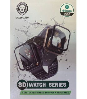 گلس اپل واچ گرین مناسب Apple Watch Series 4/5/6/SE 44mm مدل Green HD Glass 3D