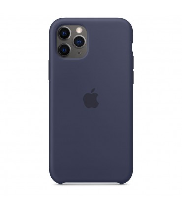 قاب سیلیکونی آیفون ۱۱ پرو مکس رنگ سرمه ای | مشابه اصلی