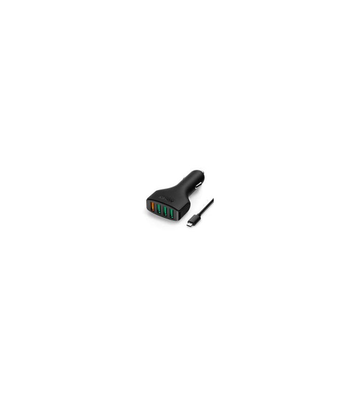 شارژر فندکی ۴ پورت ۵۵.۵ وات آکی مدل Aukey CC-T9
