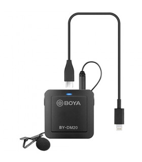 کیت میکروفون بی‌سیم و یقه‌ای بویا مدل BOYA BY-DM20