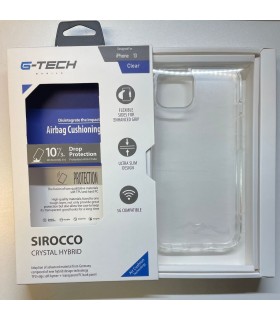 کیس محافظ G-Tech مناسب iPhone 13 مدل Sirocco Crystal Hybrid-شفاف