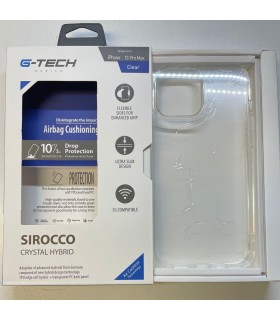 کیس محافظ G-Tech مناسب iPhone 13 Pro مدل Sirocco Crystal Hybrid-شفاف
