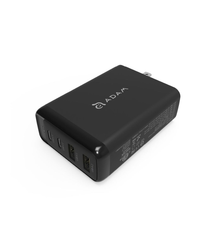 آداپتور شارژر آدام المنتس مدل Adam Elements Omnia Pro 100W GaN-مشکی