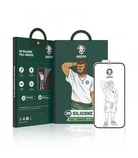 گلس گرین مدل 3D Silicone Full Curved HD مناسب iPhone 11 Pro Max/XS Max