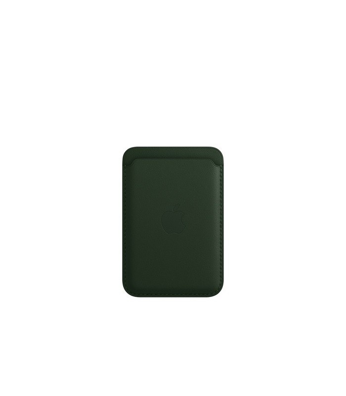 جاکارتی مگ سیف چرمی مدل iPhone Leather Wallet with MagSafe-سبز-مشابه اصلی