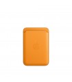 جاکارتی مگ سیف چرمی مدل iPhone Leather Wallet with MagSafe-زرد-مشابه اصلی