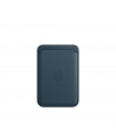 جاکارتی مگ سیف چرمی مدل iPhone Leather Wallet with MagSafe-سرمه ای-مشابه اصلی