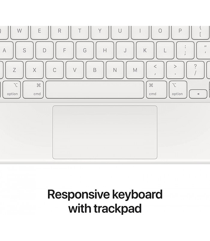 مجیک کیبورد آیپد پرو و ایر ۱۱ اینچ اپل مدل Magic Keyboard-سفید