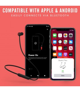 هدفون بی‌سیم توگوشی بیتس فلکس مدل Beats Flex | رنگ مشکی