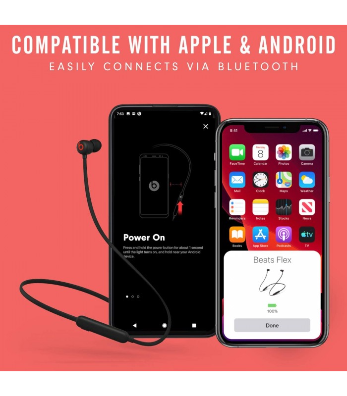 هدفون بی‌سیم توگوشی بیتس فلکس مدل Beats Flex | رنگ مشکی
