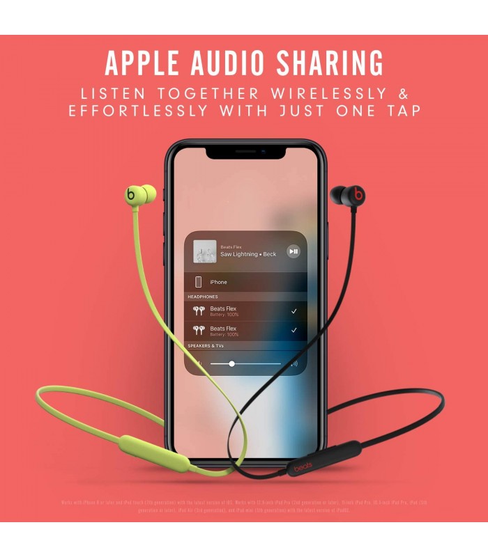هدفون بی‌سیم توگوشی بیتس فلکس مدل Beats Flex | رنگ مشکی