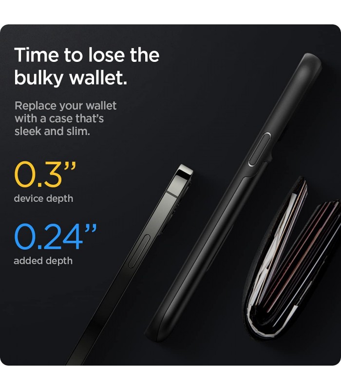 کیس اسپیگن Spigen مدل Slim Armor CS مناسب iPhone 13 Pro Max-مشکی-ACS03218
