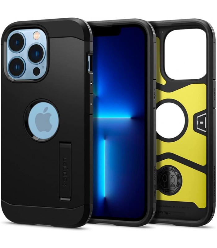 کیس Spigen مدل Tough Armor مناسب iPhone 13 Pro-مشکی-ACS03277