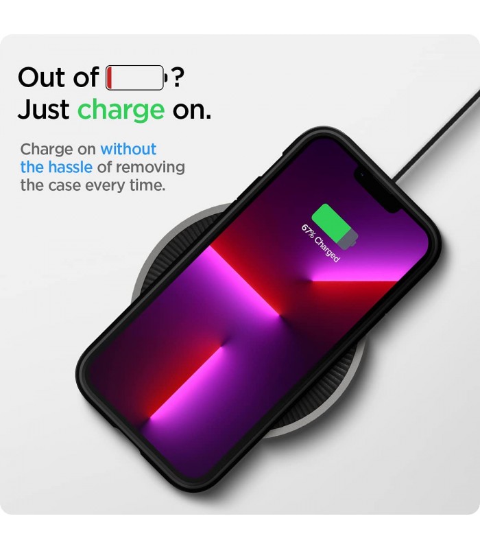 کیس Spigen مدل Tough Armor مناسب iPhone 13 Pro-مشکی-ACS03277