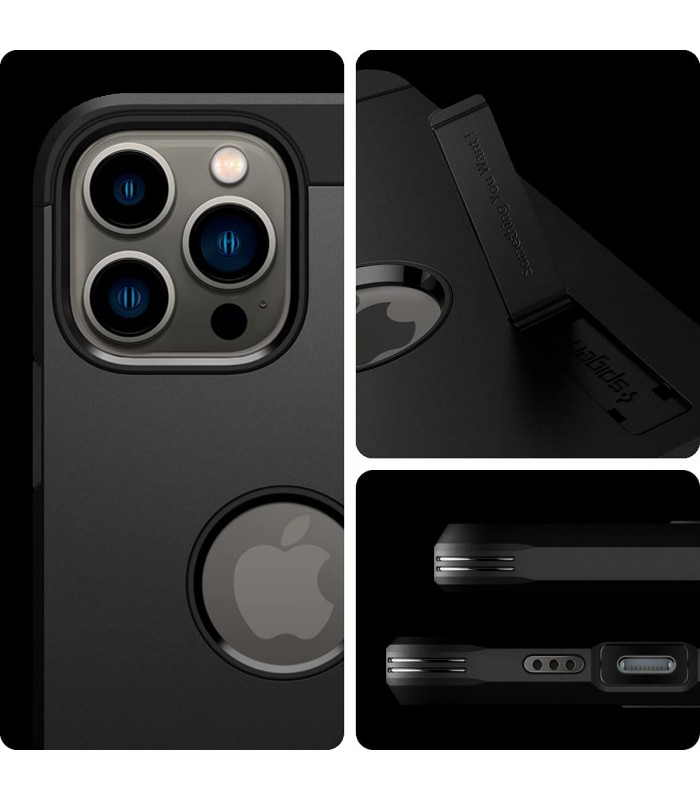 کیس Spigen مدل Tough Armor مناسب iPhone 13 Pro-مشکی-ACS03277