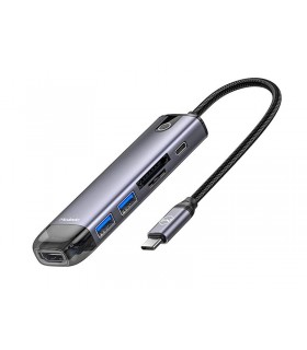 هاب ۶ پورت مک‌دودو مدل Mcdodo HU-7740-خاکستری