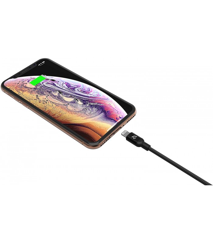 کابل USB-C به لایتنینگ آدام المنتس مدل Adam Elements PeAk II C120B رنگ مشکی