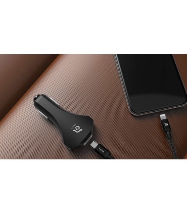 کابل USB-C به لایتنینگ آدام المنتس مدل Adam Elements PeAk II C120B رنگ مشکی