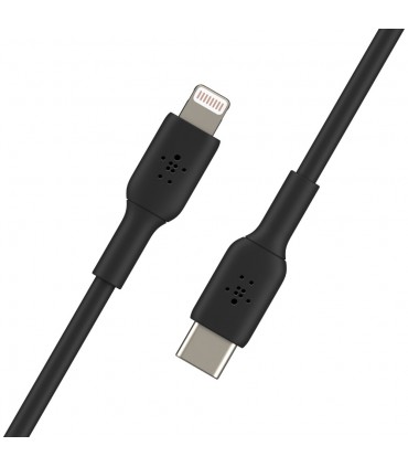 کابل USB-C به لایتنینگ بلکین مدل Belkin Boost Charge-۱ متری-مشکی