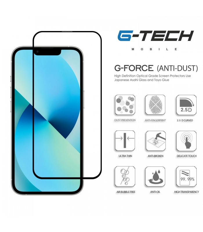 گلس G-Tech مدل G-Force Anti-Dust مناسب برای گوشی آیفون ۱۳ پرو مکس/۱۴ پلاس
