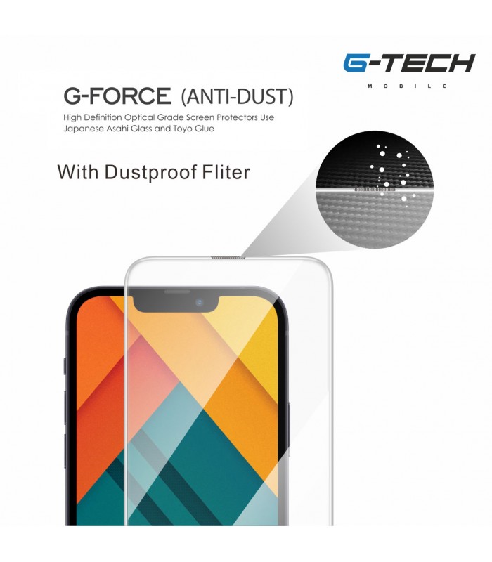 گلس G-Tech مدل G-Force Anti-Dust مناسب برای گوشی آیفون ۱۳/۱۳ پرو