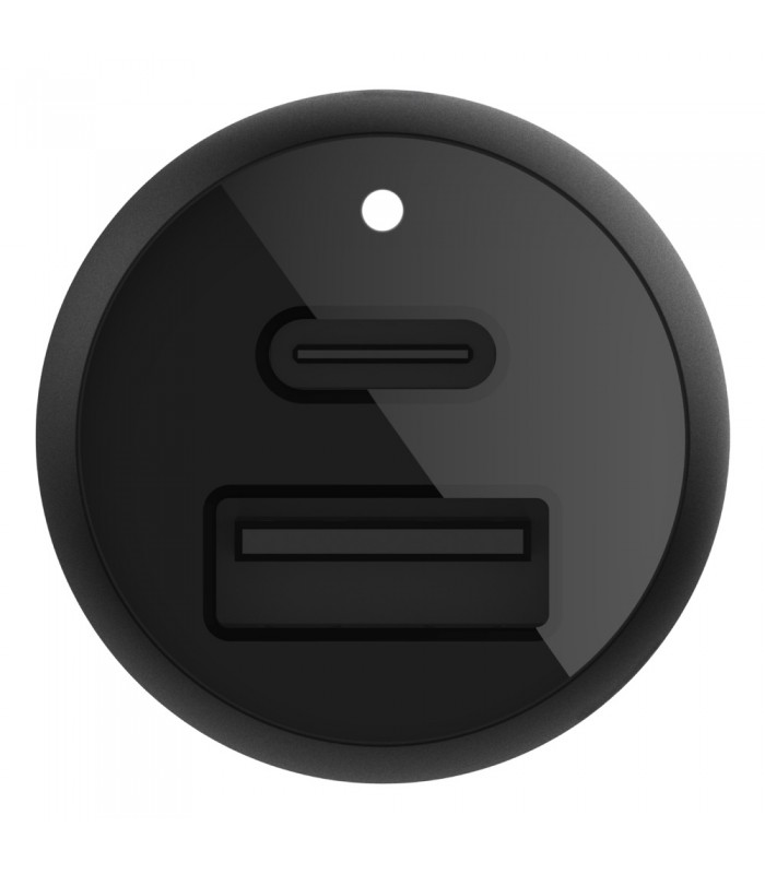 شارژر فندکی USB-C بلکین مدل Belkin USB-C + USB-A 32W