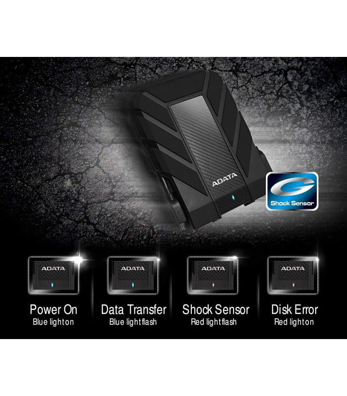 هارد اکسترنال ای دیتا مدل ADATA HD710 Pro-۱ ترابایت-مشکی
