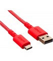 کابل USB-C به USB-A انکر ۹۰ سانتی متری مدل Anker PowerLine Select+ A8022H91 رنگ قرمز