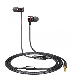 هندزفری سیم‌دار آکی مدل Aukey Wired In-Ear Earbuds EP-X3-خاکستری