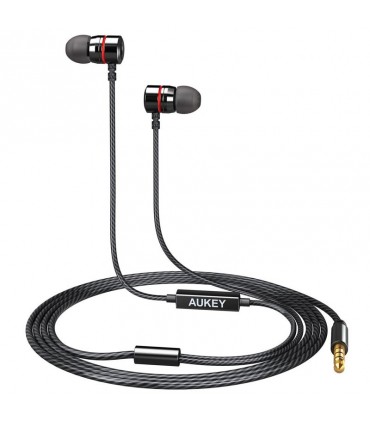 هندزفری سیم‌دار آکی مدل Aukey Wired In-Ear Earbuds EP-X3-خاکستری