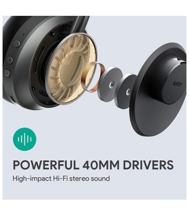 هدفون بی‌سیم روگوشی آکی مدل Aukey Wireless Headset EP-B52 V2