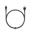 کابل ۱.۲ متری لایتنینگ به USB-A آکی مدل Aukey Braided Nylon CB-BAL3-مشکی