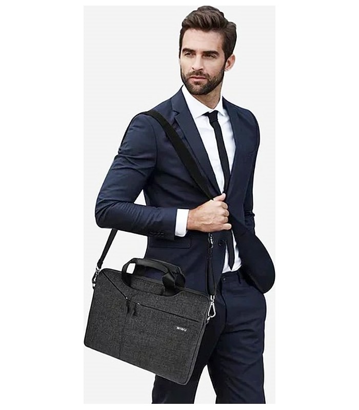 کیف شانه‌آویز لپتاپ ۱۳.۳ اینچی ویوو مدل WIWU City Commuter Bag-مشکی