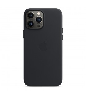 کیس چرمی اپل مناسب iPhone 13 Pro Max مدل Leather Case MagSafe-Midnight