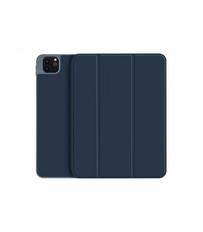 کیف کلاسوری آیپد پرو ۱۱ و آیپد ایر ۱۰.۹ اینچی گرین مدل Green Premium Vegan Leather-آبی