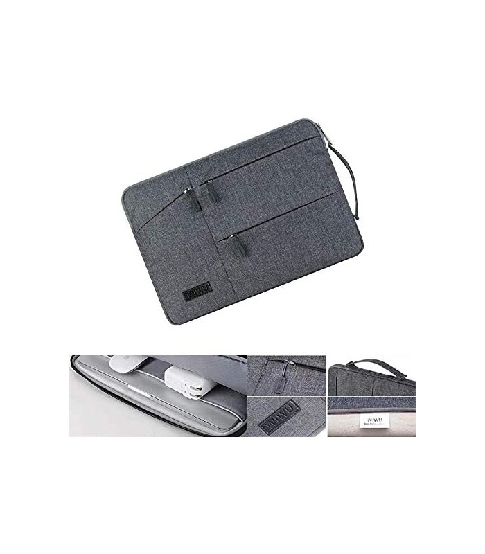 کیف لپتاپ ۱۳.۳ اینچی ویوو مدل WIWU Pocket Sleeve-طوسی