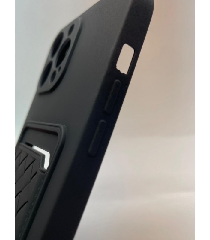 کیس محافظ بند دار مناسب iPhone 13 Pro-مشکی با بند مشکی