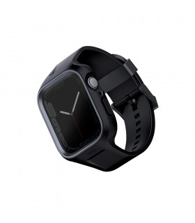 بند و کیس اپل واچ ۴۴/۴۵ میلی‌متری یونیک مدل Uniq Monos 2 in 1-مشکی-MONOSBLK