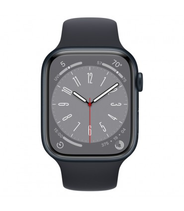 اپل واچ سری ۸ رنگ میدنایت - سایز ۴۵ میلی‌متر- گارانتی ۱۸ ماهه شرکتی