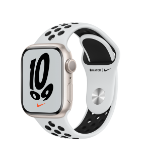 اپل واچ سری ۷ نایکی رنگ استارلایت - سایز ۴۵ میلی‌متر-گارانتی ۱۸ ماهه