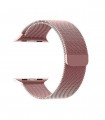بند استیل اپل واچ مدل Milanese Loop رنگ صورتی برای مدل‌های ۴۰ و ۳۸ میلی‌متر - مشابه اصلی