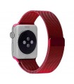 بند استیل اپل واچ مدل Milanese Loop رنگ قرمز برای مدل‌های ۴۰ و ۳۸ میلی‌متر - مشابه اصلی