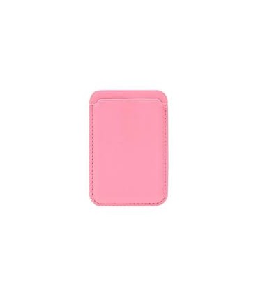 کیف چرمی آیفون‌های سری 12و13 همراه با MagSafe رنگ صورتی مشابه اصلی