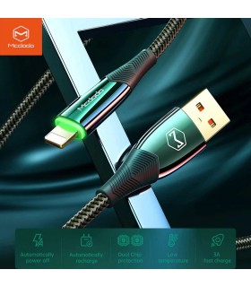 کابل لایتنینگ مک دودو مدل Mcdodo Auto Power Off Data Cable Lightning-۱.۸ متری-CA-8063
