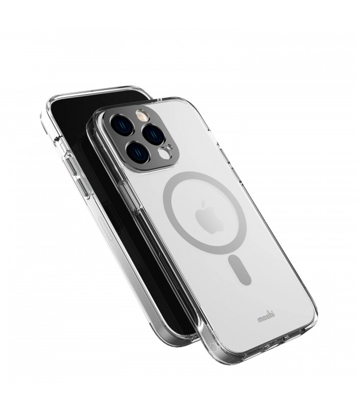 کیس شفاف موشی مناسب iPhone 14 Pro Max مدل Moshi iGlaze-خاکستری