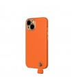 کیس چرمی موشی مناسب iPhone 14 مدل Moshi Altra-نارنجی