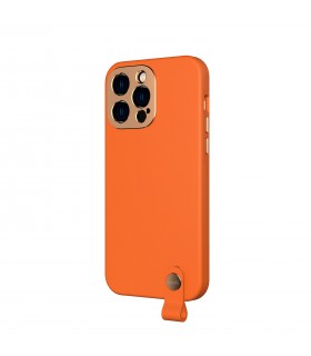 کیس چرمی موشی مناسب iPhone 14 Pro Max مدل Moshi Altra-نارنجی